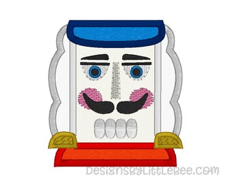 Nutcracker Applique - 3 sizes - Instant Download Embroidery Design