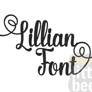 Lillian Font: 2″, 3″ 09 22 2017