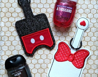 TWEE MATEN per knop N Strikken Handdesinfectiemiddel Case In the Hoop Embroidery Design - digitaal item - Snap Tab, Key Fob, Eyelet - 01 26 2018