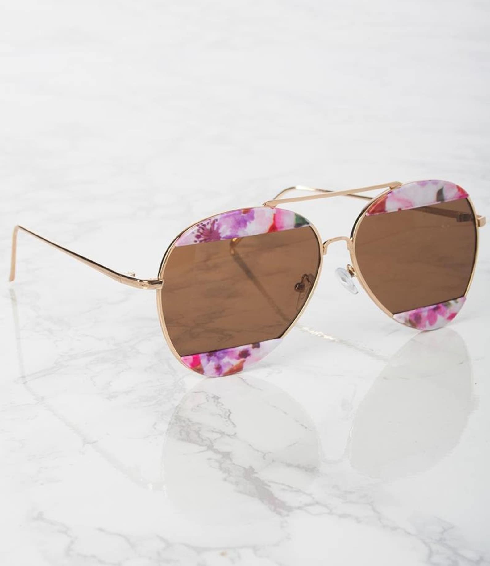 Vintage Sunglasses, Flower Sunglasses, Rose Sunglasses, Fashion