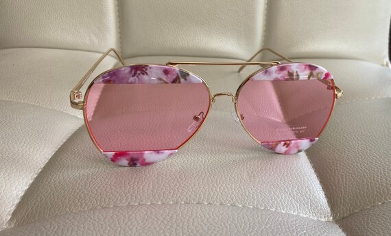 Vintage Sunglasses, Flower Sunglasses, Rose Sunglasses, Fashion Sunglasses, Novelty Sunglasses,