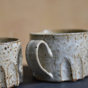 Handmade ceramic mug, pottery cup, Pinterest, eco, rustic, modern, birthday, wedding, anniversary gift, home, Scandinavian, kitchenware image 1