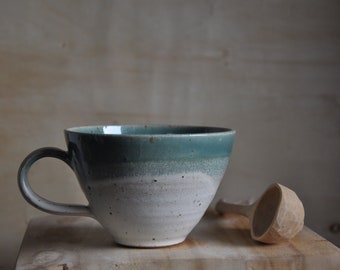 Handmade ceramic mug, pottery cup, tea, coffee, eco, rustic, modern, birthday present, art, Scandinavian, Christmas gift, home, kitchenware