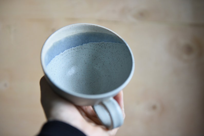 Handmade ceramic mug, pottery cup, tea, coffee, eco, rustic, modern, birthday present, art, Scandinavian, Christmas gift, home, kitchenware image 6