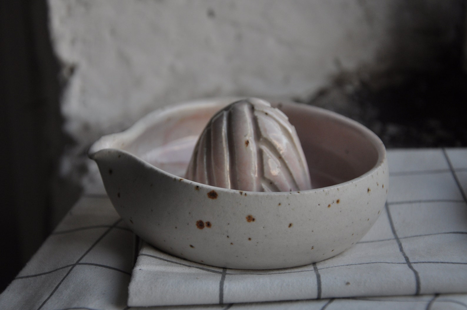 Handmade ceramic lemon juicer pottery juicer eco rustic Etsy