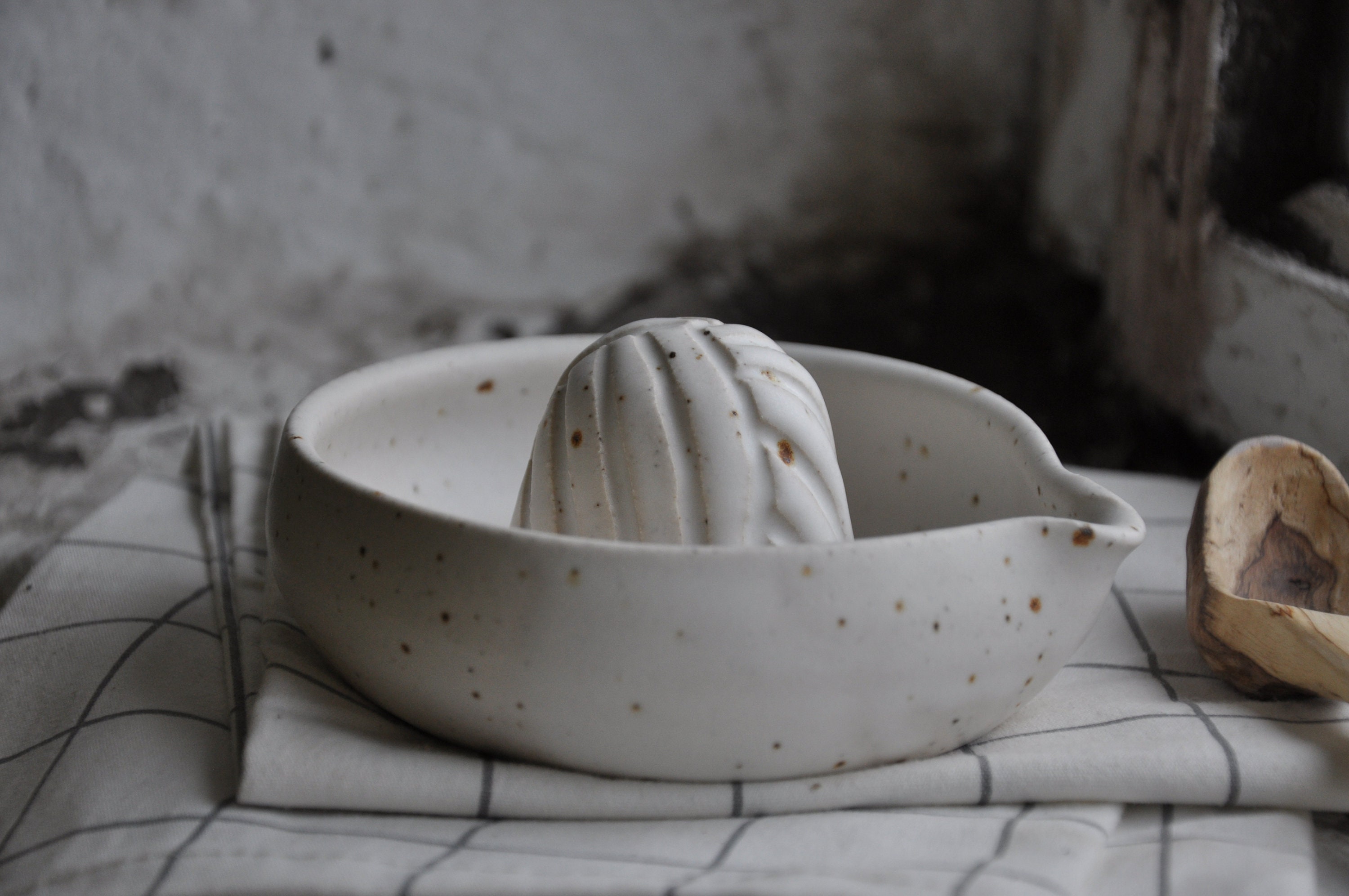 Handmade ceramic lemon juicer pottery juicer eco rustic Etsy