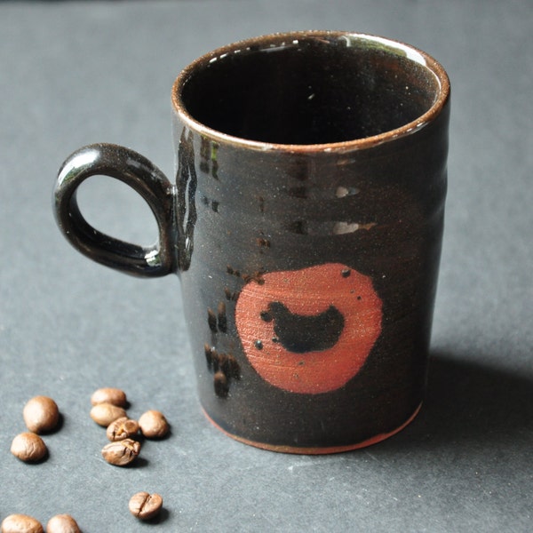 Dark Brown Terracota tea/Cafe Mug