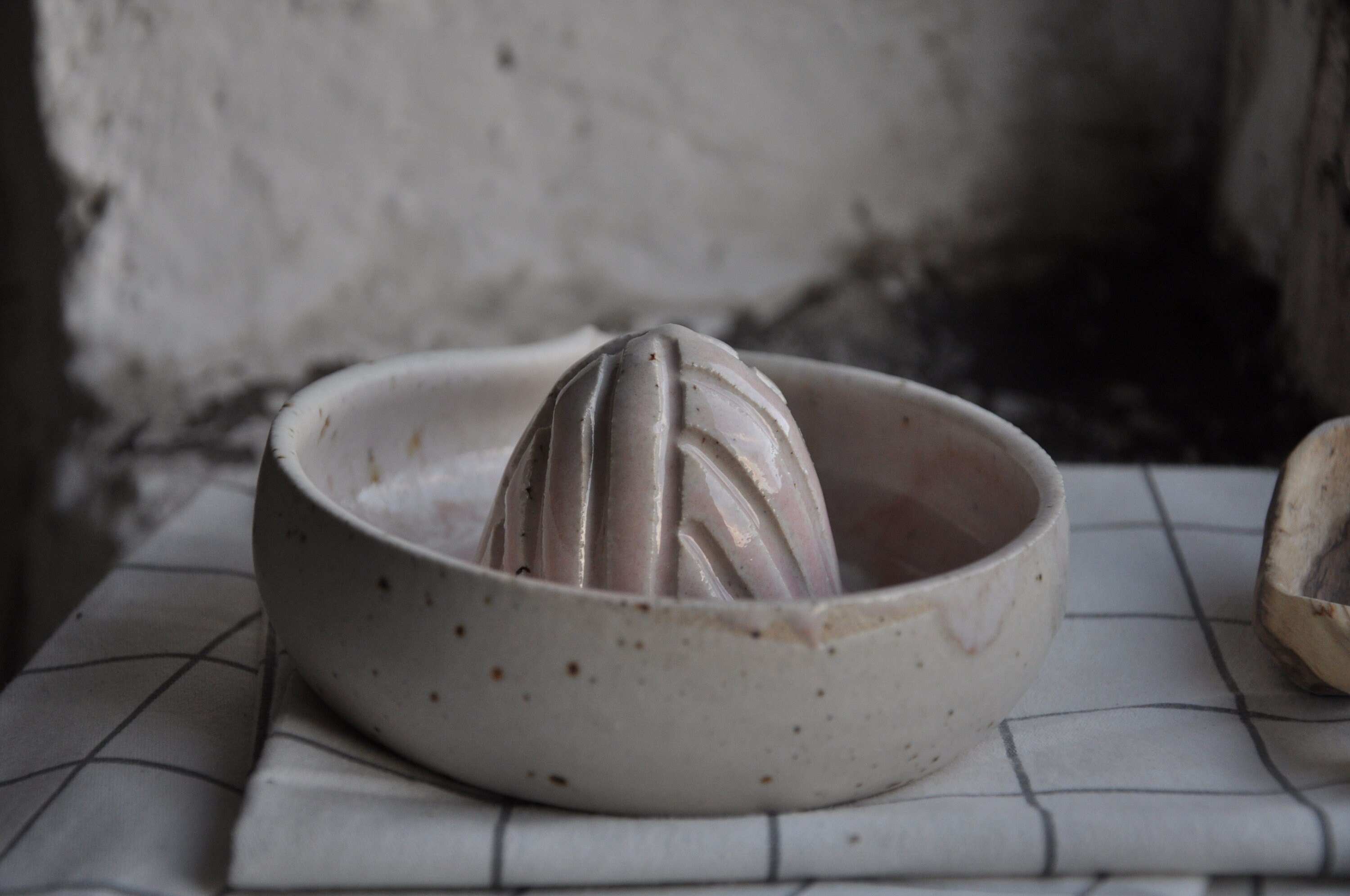 Handmade ceramic lemon juicer pottery juicer eco rustic Etsy