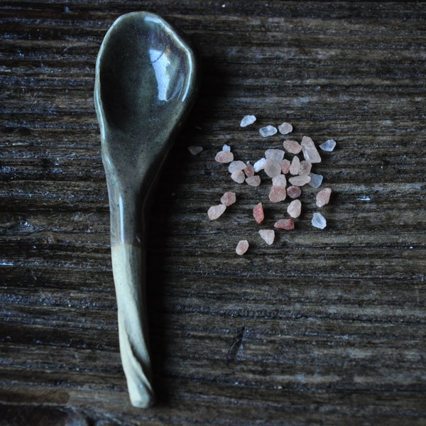 Ceramic Salt Serving Spoon