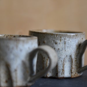 Handmade ceramic mug, pottery cup, Pinterest, eco, rustic, modern, birthday, wedding, anniversary gift, home, Scandinavian, kitchenware image 2