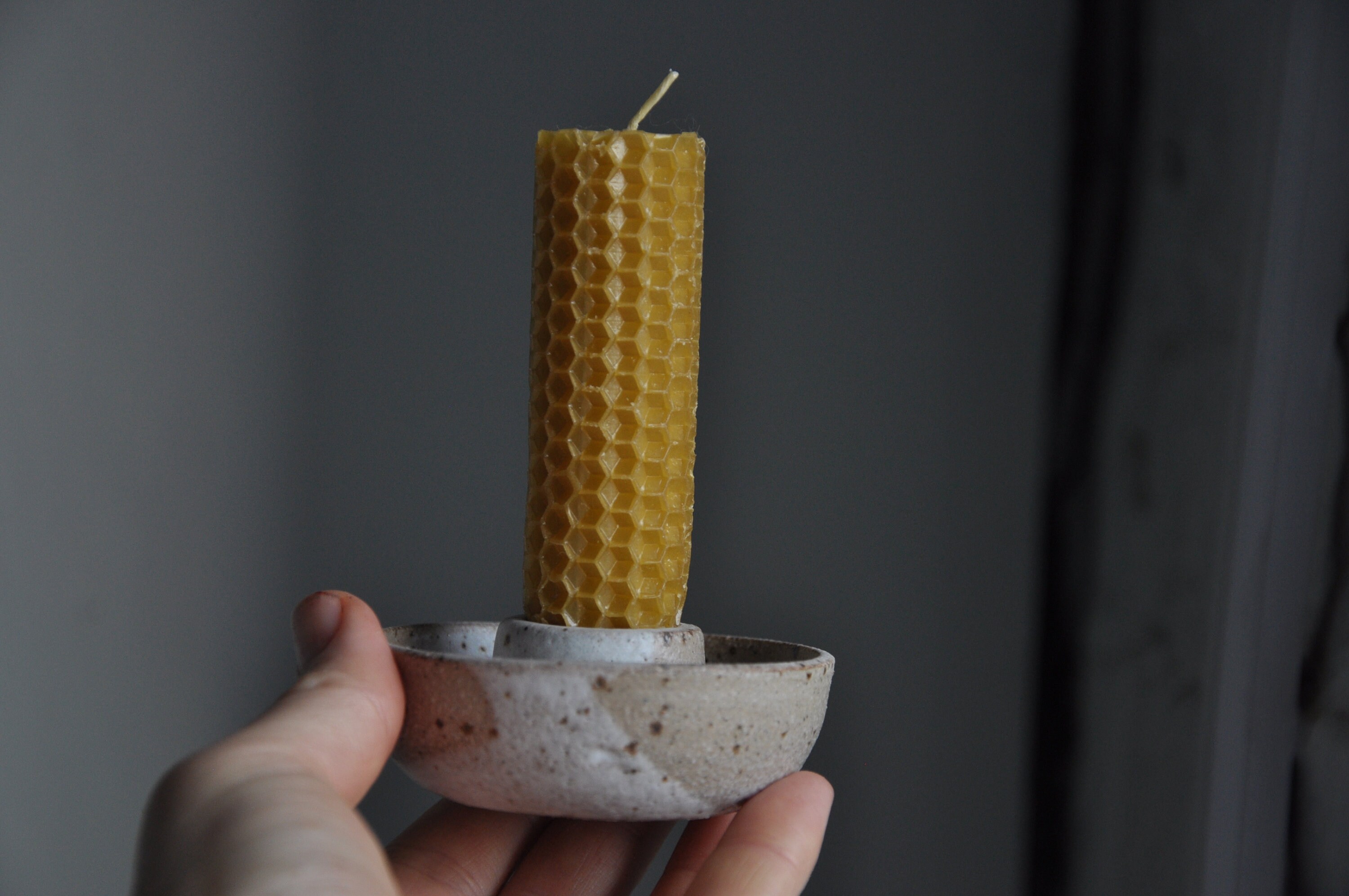 Handmade ceramic candles holder pottery candles holder eco Etsy