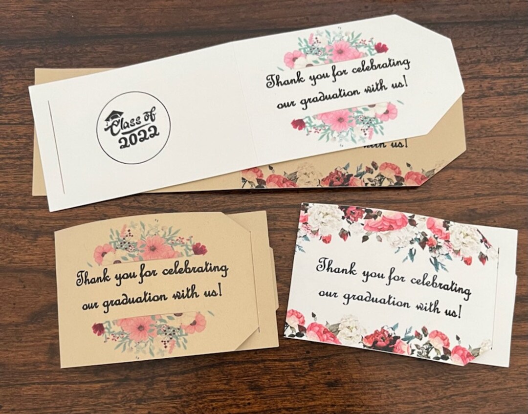 Thank You Centerpiece Notes Etsy