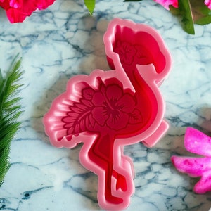 Flamingo Silicone Freshie Mold image 1