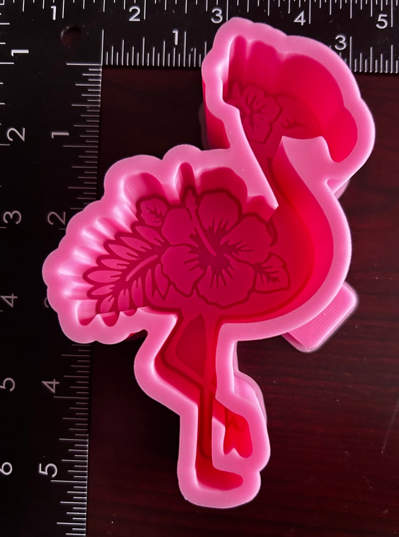 Flamingo Silicone Freshie Mold image 4