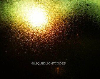 Digitale Datei zum Drucken, Fenster-Serie, Lightcode-Freigabe, Grün, Waldland, Abstrakt