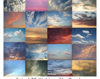 Sky Overlay, Spring Overlay,  Skies Overlay, Cloud Overlay, Sunset Overlays