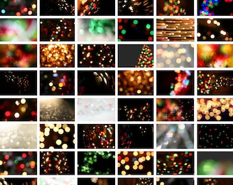 Christmas Overlays, Christmas Bokeh Overlays, Christmas Backgrounds, Christmas Digital Background