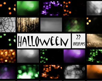 Halloween Overlays, Bokeh Overlays