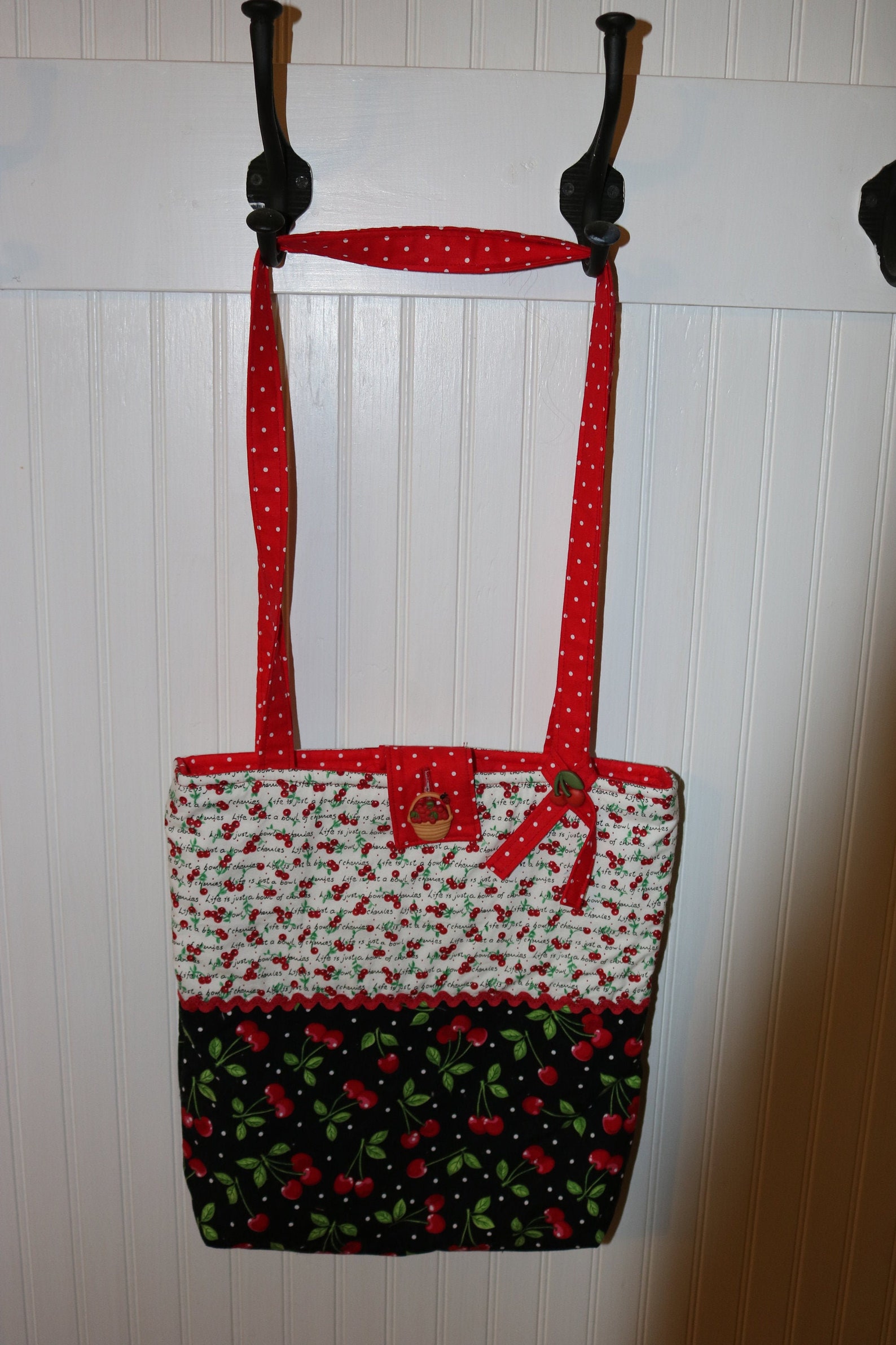 Cherry Shoulder Bag / Cherry Purse / red purse / cherries / | Etsy