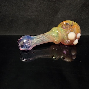 Fumed Spiral Glass Pipe #16