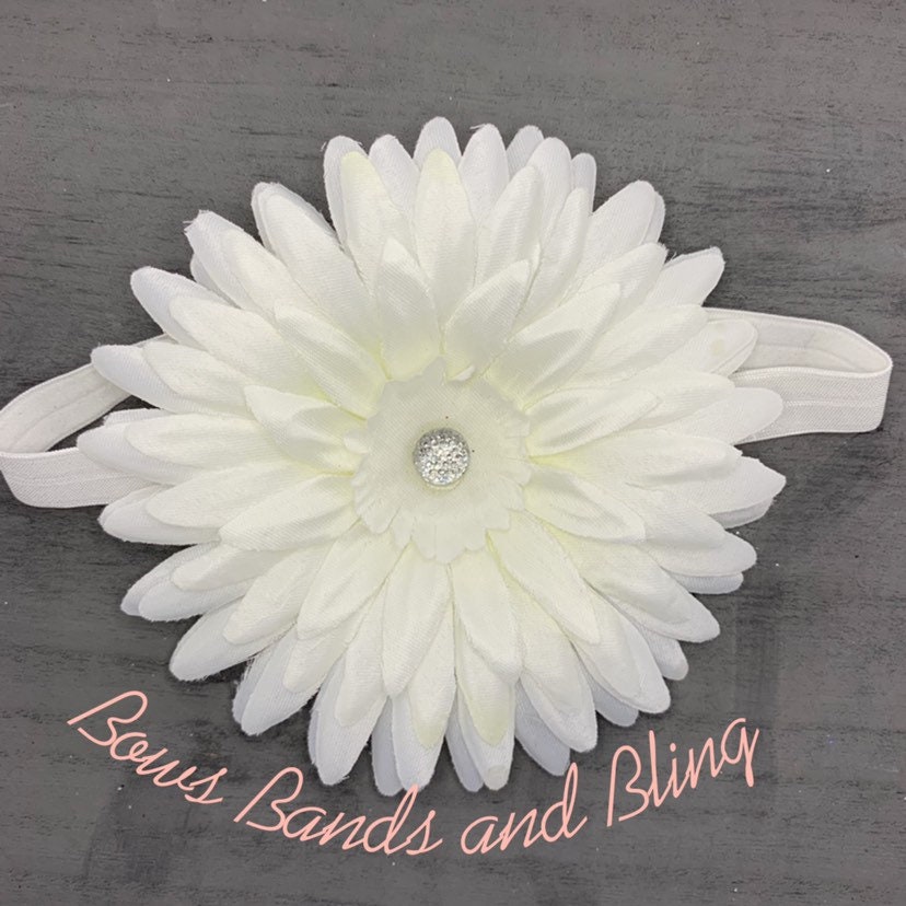 large floral headband