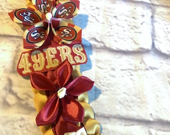 49ers lei fan lei, lei voor voetbalfan, fourtyniners, San Francisco 49ers