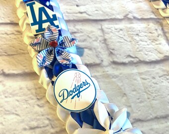 LA Dodgers , Dodgers lei, honkbal lei, fan lei, lei voor mlb fan, Californië