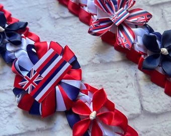 Hawaiiaanse vlag grad lei, Hawaiiaanse grad lei, Hawaiiaanse erfgoed lei