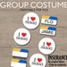 I Love Insurance - Red Heart and Nametag - Instant Download and Print ...