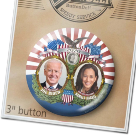 Vote Blue Dump Trump Democrats 3 Pins Vote for Biden Biden Harris Pins Joe Badges