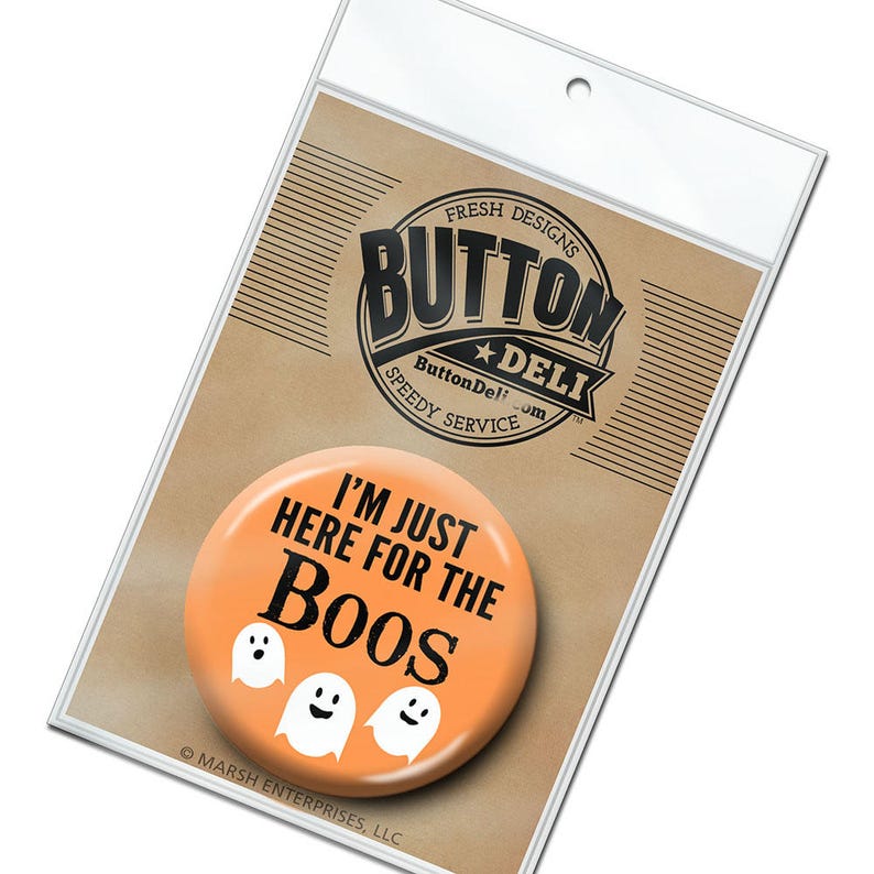 #093 Pinback Button Badge Humor Smiley Halloween 