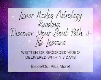 Mondknoten Astrologie-Lesung: Entdecke deinen Seelenweg und deine Lebenslektionen