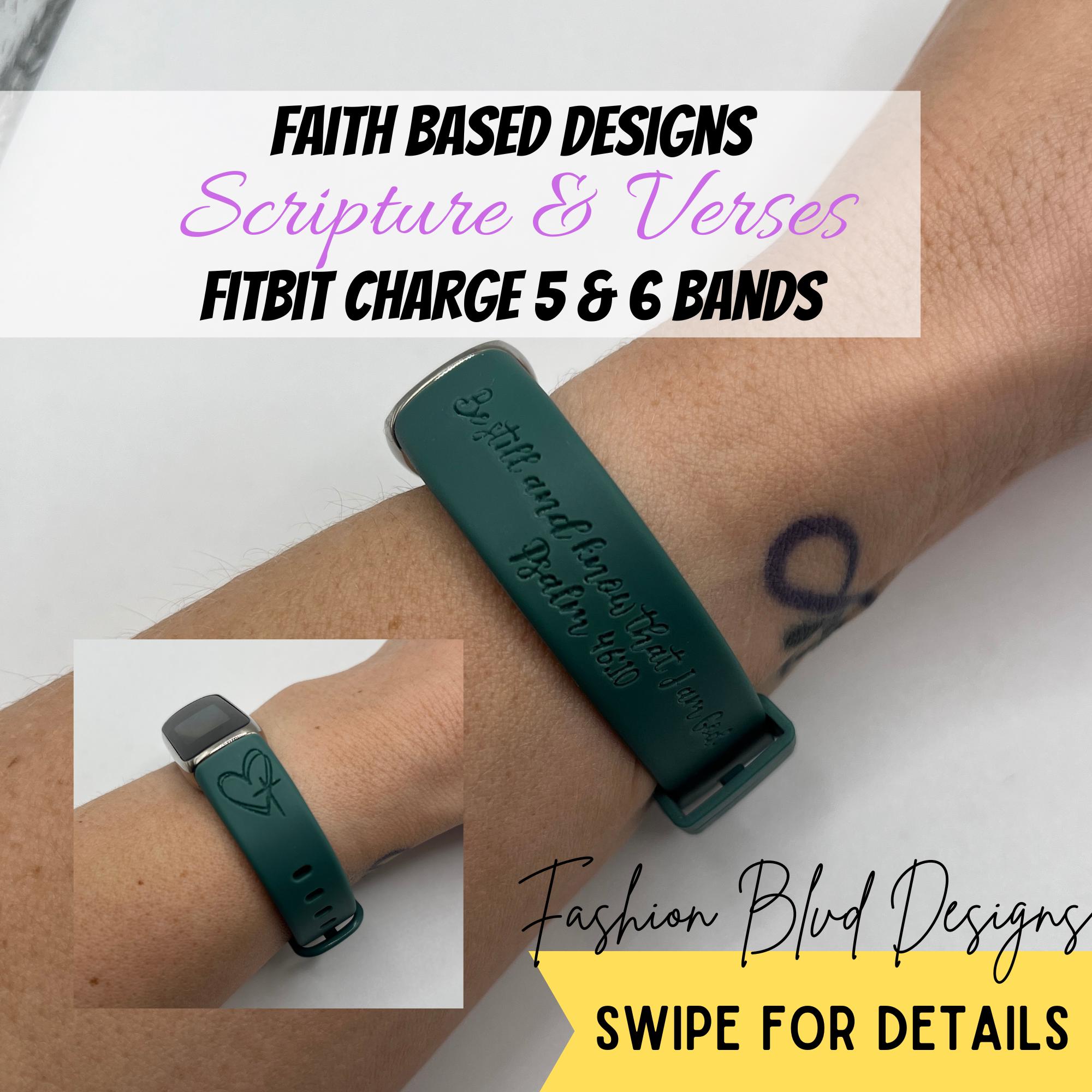 fitbit charge6 charge5 用 フック＆ループベルト Sサイズ