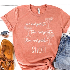 One Margarita shirt, country music shirt, drinking shirt, margarita shirt, tequila shirt, customize shirt, size XS-4X