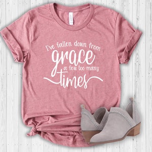 Fallen down from grace shirt, Country music shirt, Country shirt, Customize, Country girl shirt, Woman's graphic tee, Size XS-4X