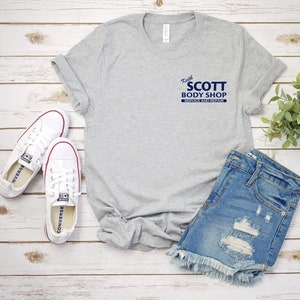 Keith Scott body shop hoodie, T-shirt crewneck sweatshirt and tank top, hill shirt, Pop culture shirt, Size XS-4X, image 3
