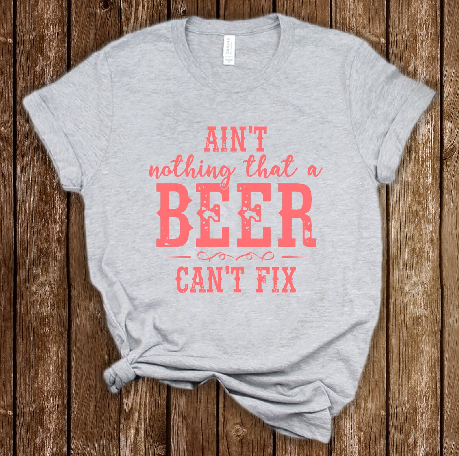 Ain't nothing a beer can't fix shirt Country music | Etsy