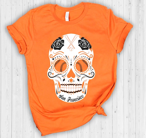 San Francisco Giants Sugar Skull Shirt - High-Quality Printed Brand