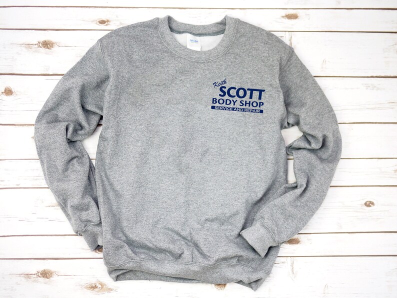 Keith Scott body shop hoodie, T-shirt crewneck sweatshirt and tank top, hill shirt, Pop culture shirt, Size XS-4X, image 2