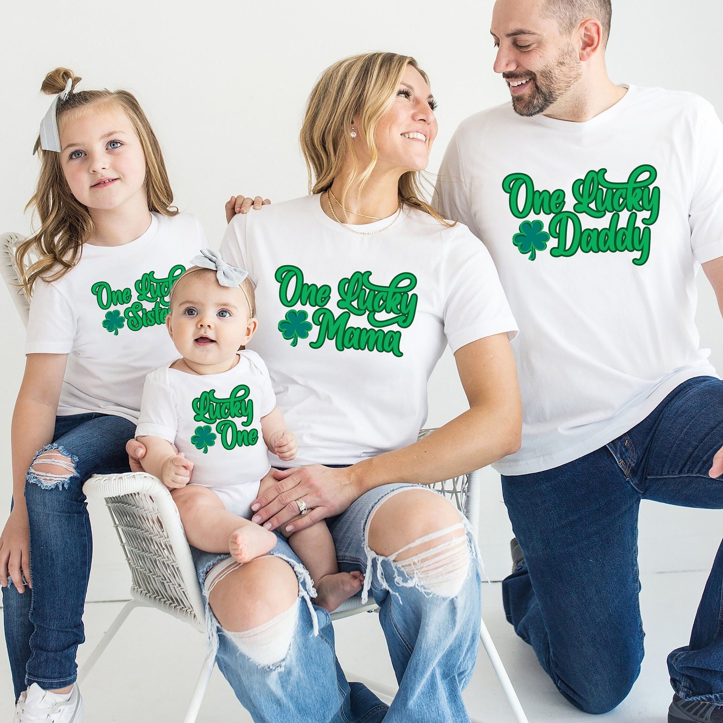 Lucky One First Birthday Outfit Matching Family Lucky One St - Etsy UK