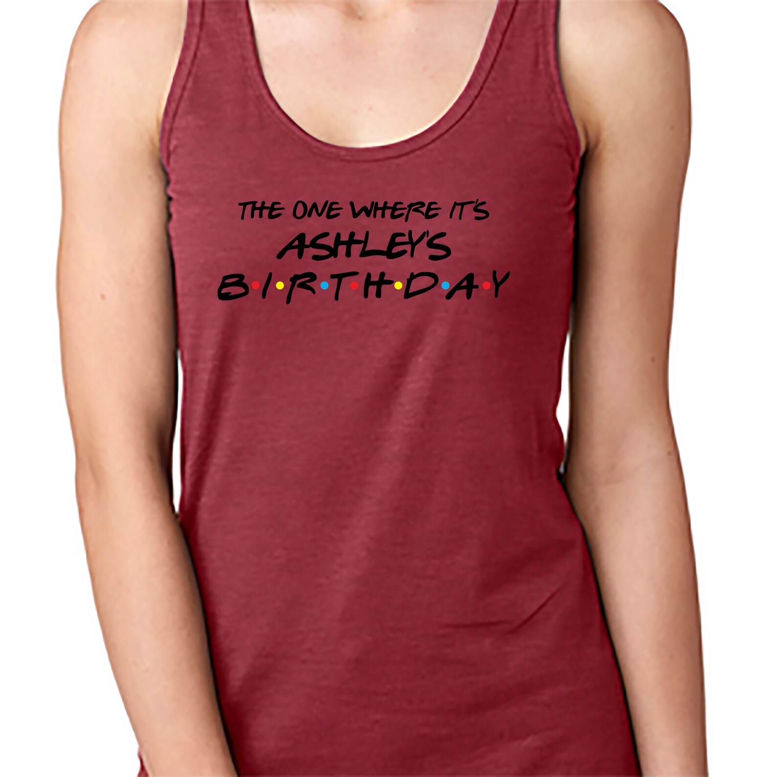 The One Where It's My Birthday Tank Top Birthday Shirt Etsy