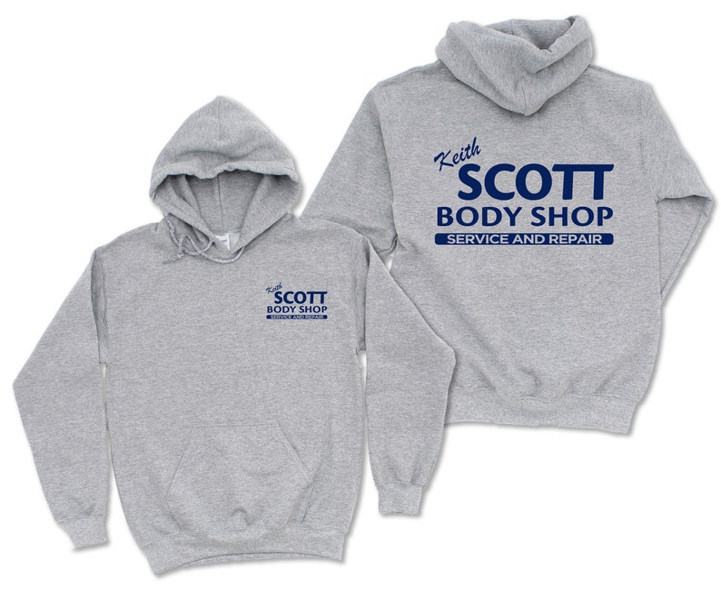 Keith Scott body shop hoodie, T-shirt crewneck sweatshirt and tank top, hill shirt, Pop culture shirt, Size XS-4X, image 1