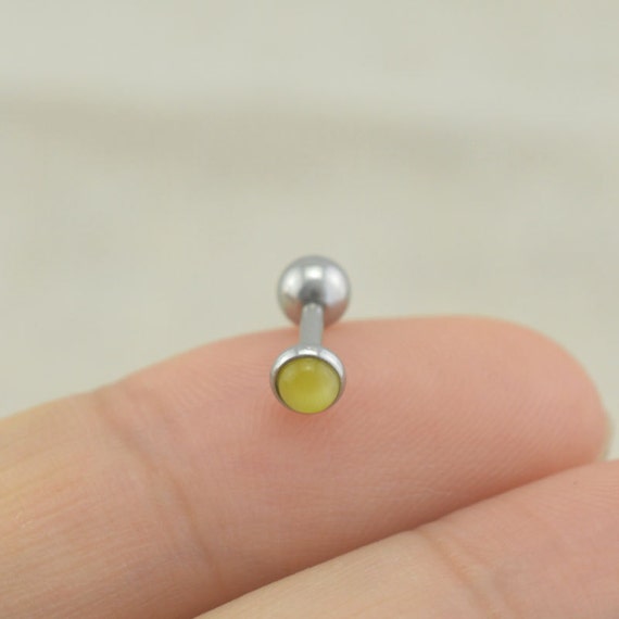 Tragus Kolczyk Kamień Tragus Kolczyki Kocie Oko Chrząstki Tragus Helix Kolczyki