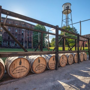 Fine Art Print of Bourbon Distillery, Whiskey Canvas and Fine Art Paper Print, Wall Hangings and Decor for Bar or Man Cave