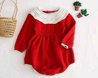 baby red romper
