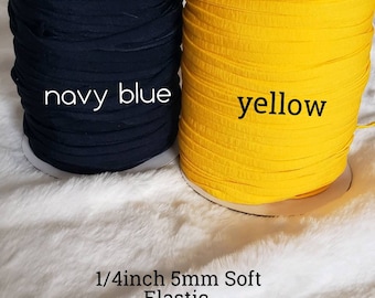 5mm Soft Elastic Cord, Latex Free, Sewing Face Masks, 109 Yards