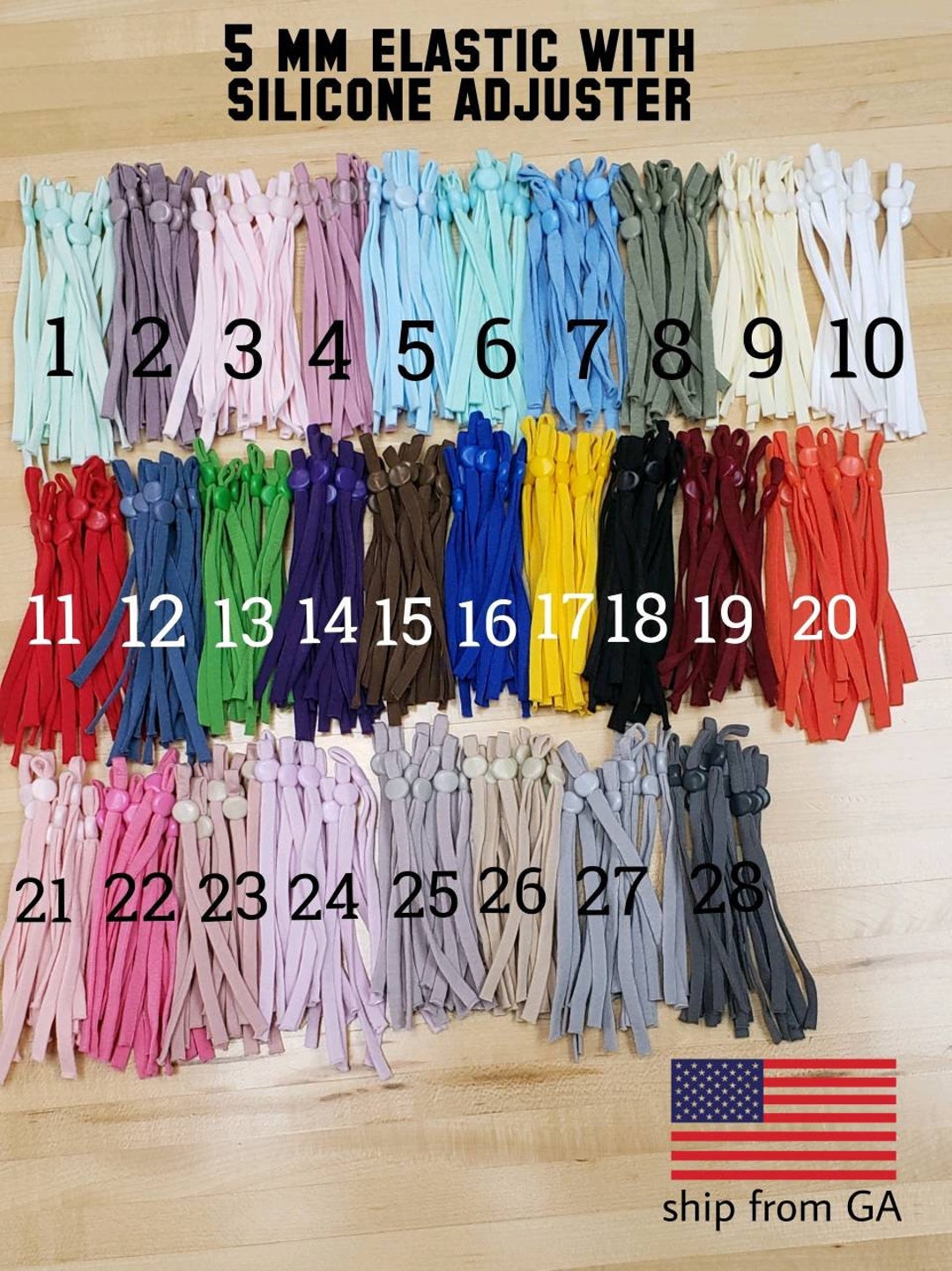 Soft Elastic With Adjuster, Adjustable Ear Loops Elastic,soft Elastic ...