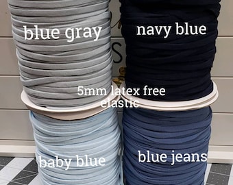 5mm Latex-Free Soft Elastic Cord for Sewing