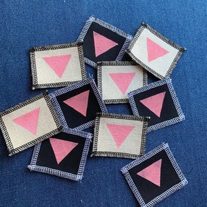 Pink Triangle Patch