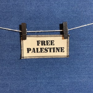 Free Palestine Patch Natural